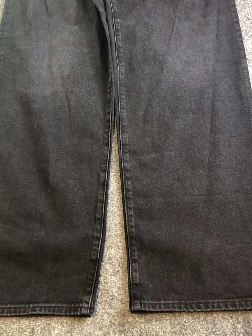 American Eagle Airflex+ Jeans Mens 32x34 Black Baggy Loose Skate Stretch - Picture 2 of 13
